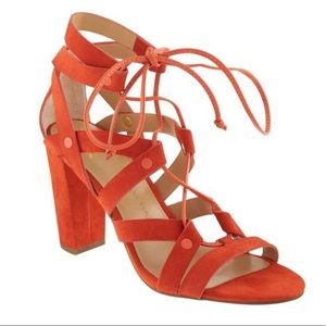 Banana Republic Red Gladiator style sandals/heels size 7.5